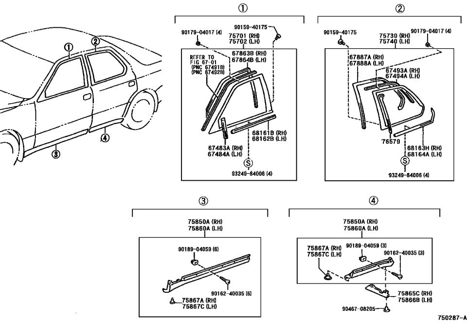 Lexus 90159-40175 Screw, W/WASHER