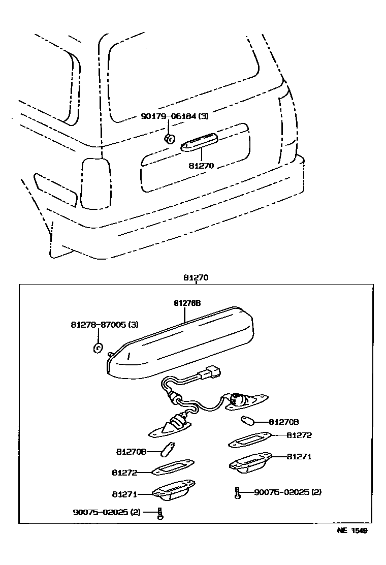 Lexus 81278-87005 Washer