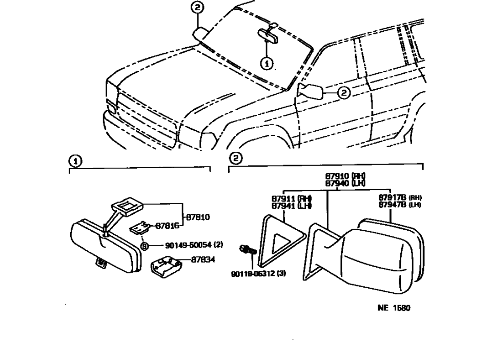 Lexus 90119-06312 Bolt, W/Washer