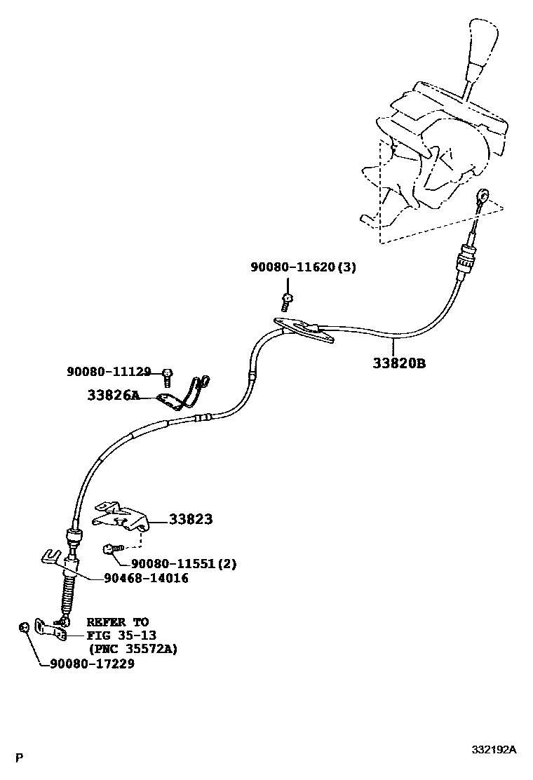 Lexus 90080-11620 Bolt, W/Washer