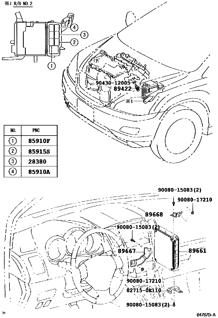 Lexus 90080-15083 Screw, W/WASHER