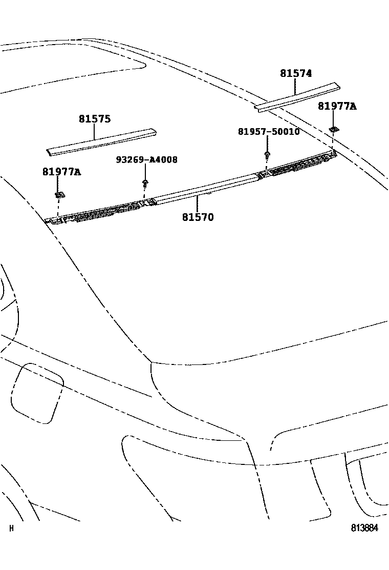 Lexus 81957-50010 Screw, Lamp