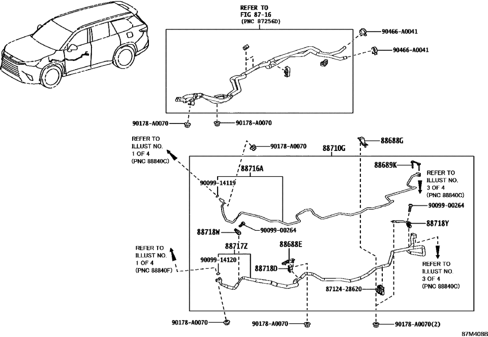 Lexus 88718-40270 CLAMP, PIPING