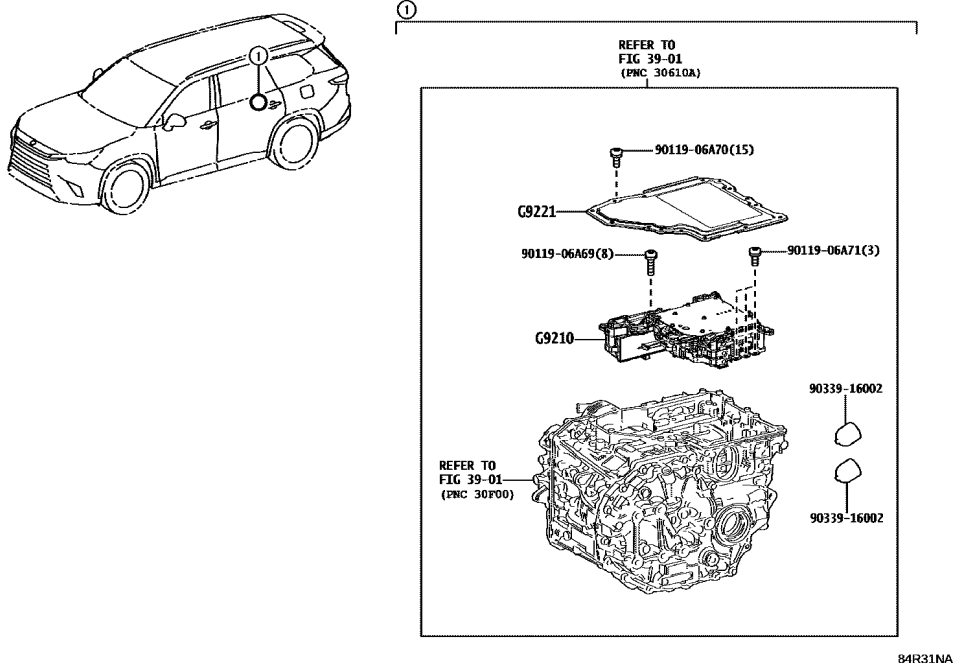 Lexus G9221-42040 COVER, INVERTER, UPR