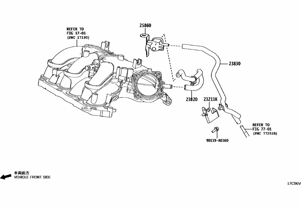 Lexus 23881-31090 BRACKET, FUEL HOSE