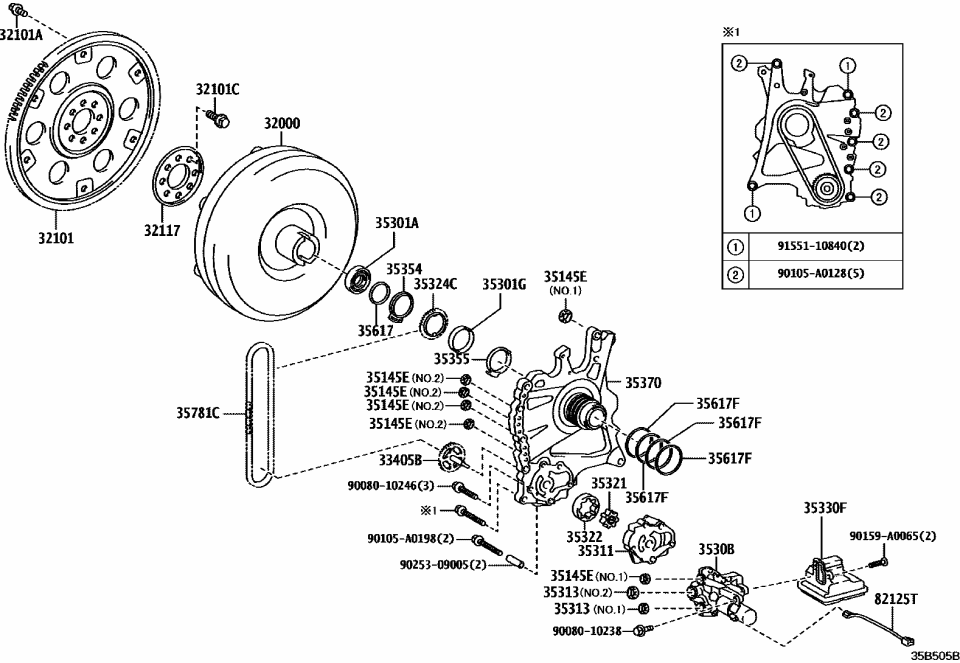Lexus 32000-0E010 CONVERTER ASSY, TORQ