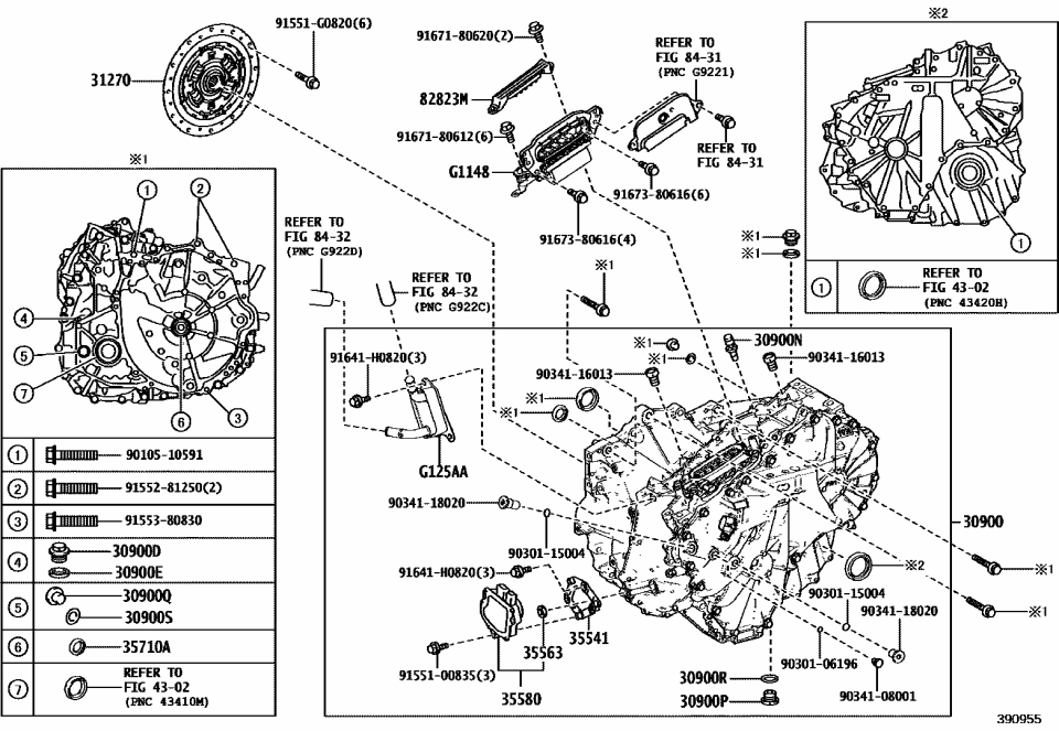 Lexus 30900-10040 TRANSAXLE ASSY, HYBR