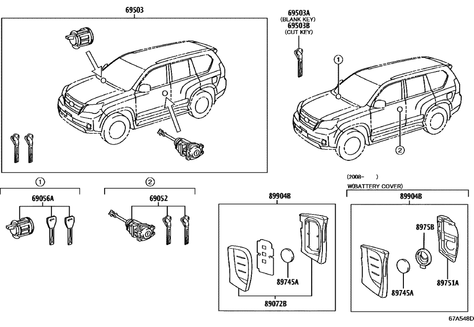 Lexus 89751-33220 Cover, Transmitter H