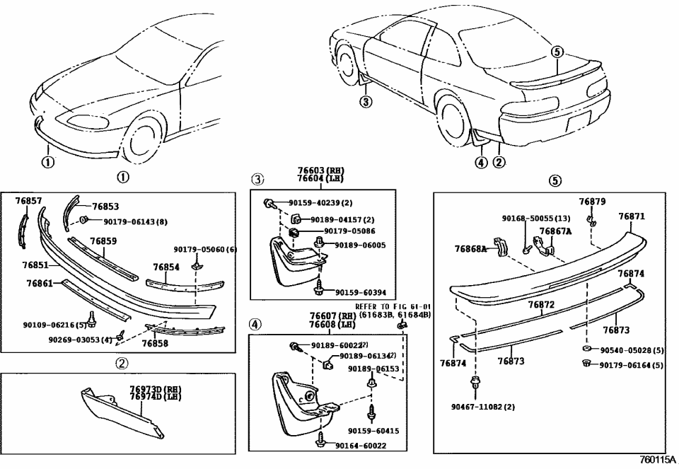 Lexus 90109-06216 Bolt