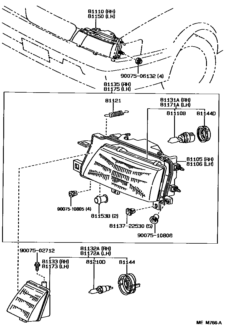 Lexus 90075-10805 Nut