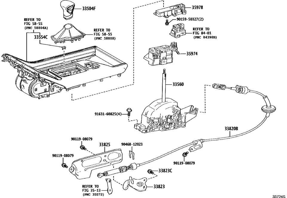 Lexus 33823-60040 BRACKET, TRANSMISSIO