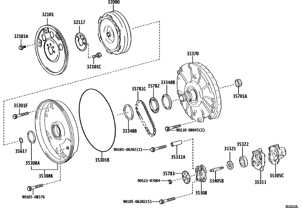Lexus 90311-60002 SEAL, TYPE T OIL