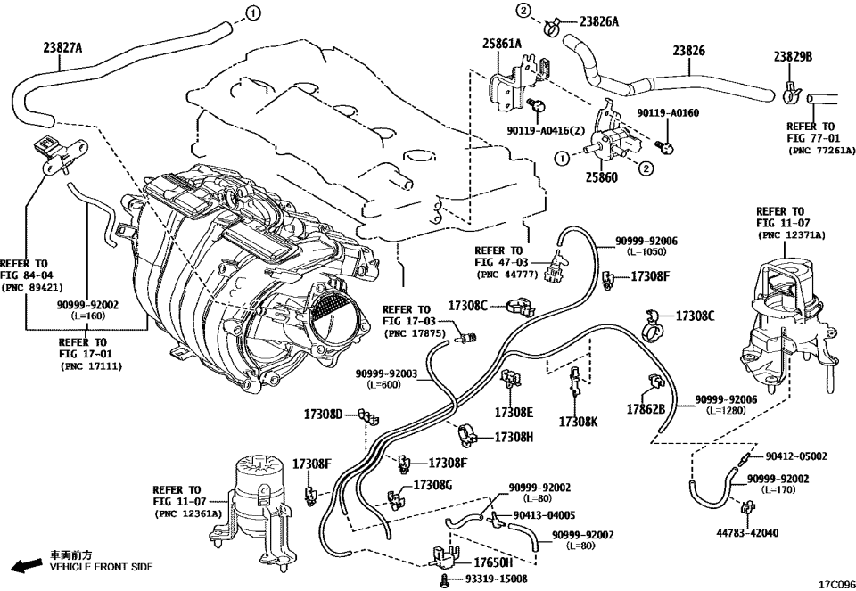 Lexus 44783-78020 CLAMP, VACUUM HOSE
