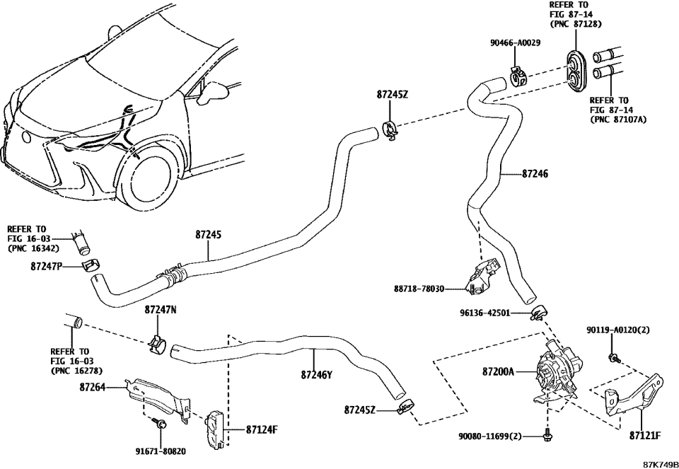 Lexus 87200-78020 ACCESSORY ASSY, HEAT