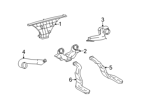 Diagram for 2006 Scion xB Ducts
