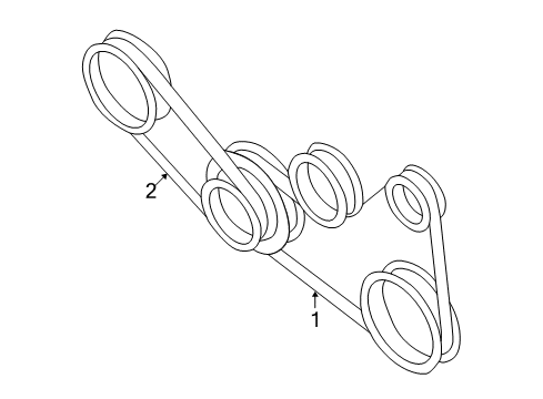 Diagram for 2003 Nissan Maxima Belts & Pulleys, Cooling