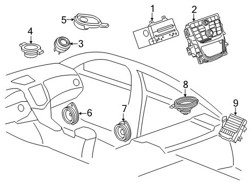 Diagram for 2014 Buick Verano Sound System