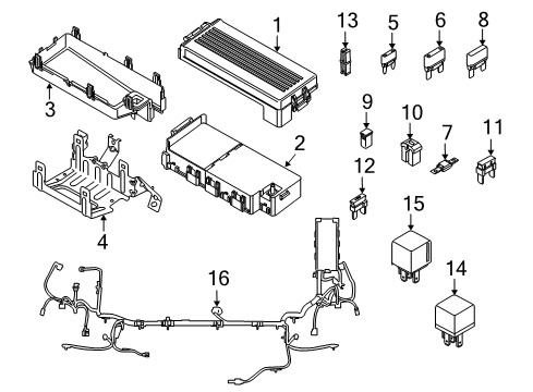 Diagram for 2011 Ford Escape Fuse & Relay