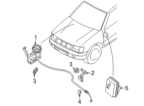 Diagram for 2002 Nissan Xterra Cruise Control System, Electrical