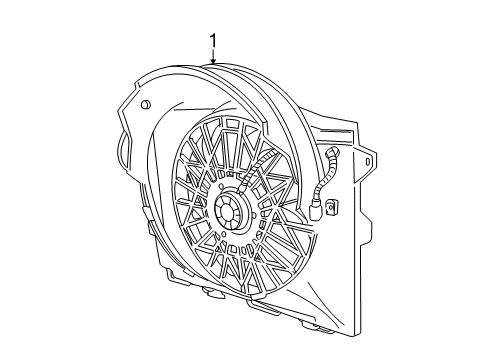 Diagram for 2003 Mercury Marauder Cooling Fan
