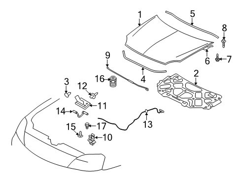 Diagram for 2010 Ford F-150 Front Console