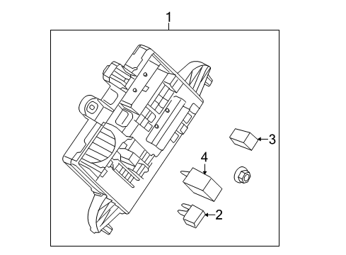 2013 Cadillac XTS Fuse & Relay Fuse & Relay Box Diagram for 20914308