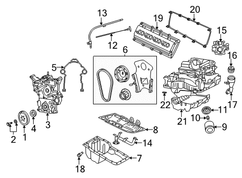 2005 Dodge Durango Engine Parts, Mounts, Cylinder Head & Valves, Camshaft & Timing, Oil Pan, Oil Pump, Balance Shafts, Crankshaft & Bearings, Pistons, Rings & Bearings Indicator-Engine Oil Level Diagram for 53021767AC
