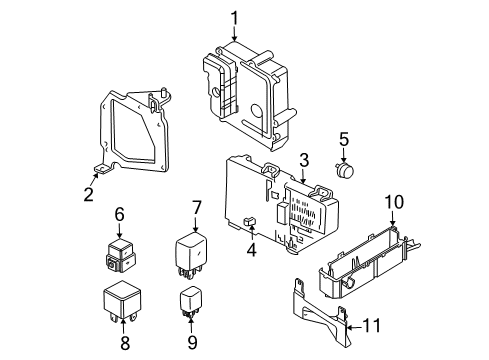 2003 Chrysler 300M Starter Electrical-Fuse Box Main Diagram for 4759969AA