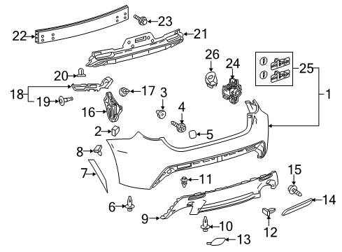 2016 Lexus RC F Parking Aid Sensor, Ultrasonic Diagram for 89341-53010-D2