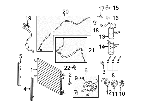 2008 Ford F-250 Super Duty Switches & Sensors Accumulator Insulation Diagram for 7C3Z-19E893-A