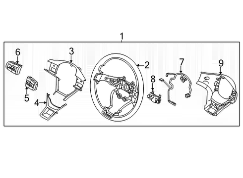 2021 Kia K5 Cruise Control Unit Assembly-Front RADA Diagram for 99110L2100