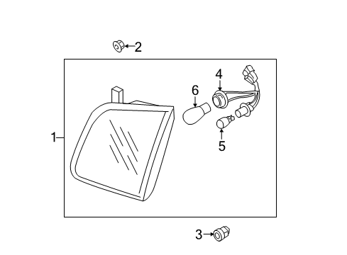 2011 Kia Sorento Bulbs Lamp Assembly-Rear Combination Inside Diagram for 924061U000