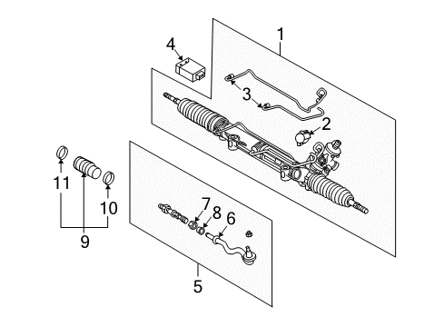 2007 BMW X3 Steering Column & Wheel, Steering Gear & Linkage Control Unit Servotronic Diagram for 32433404171