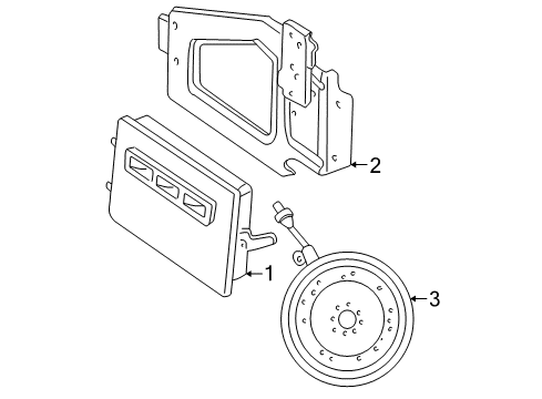 2000 Dodge Durango Powertrain Control Powertrain Control Module Diagram for R6040365AH