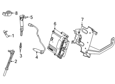 2019 Ford E-350 Super Duty Powertrain Control Plug Wire Diagram for HC2Z-12286-C