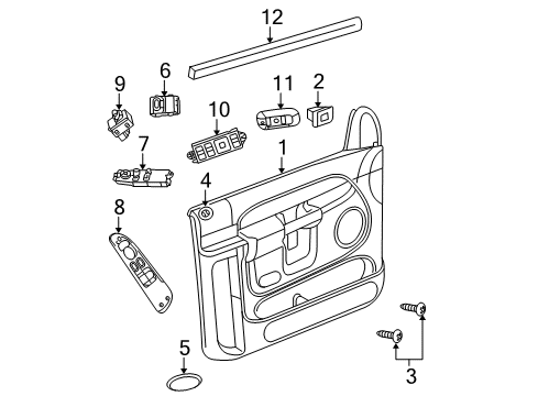 2007 Dodge Ram 1500 Power Seats WEATHERSTRIP-Door Belt Diagram for 55276897AF