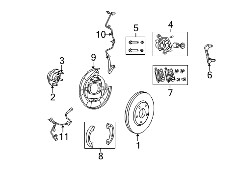 2010 Chrysler Sebring Anti-Lock Brakes Abs Control Module Diagram for 68067417AA