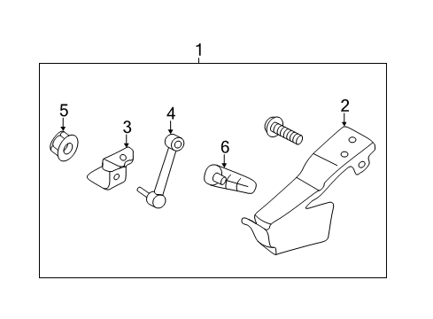 2016 Kia Optima Electrical Components Bracket-Sensor Mounting Diagram for 921922T000