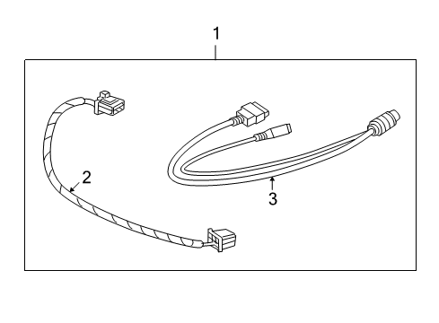 2008 Jeep Patriot Electrical Components Module-Ipod Interface Diagram for 82209617AD