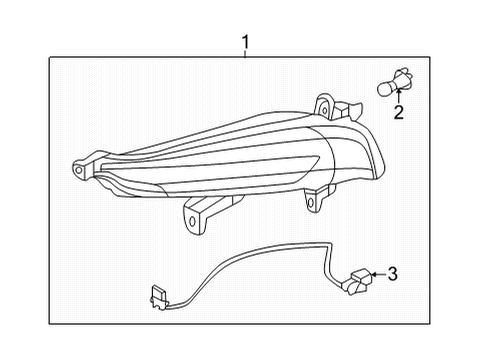 2020 Kia Optima Park & Signal Lamps Wiring-Extention Diagram for 92290D5500