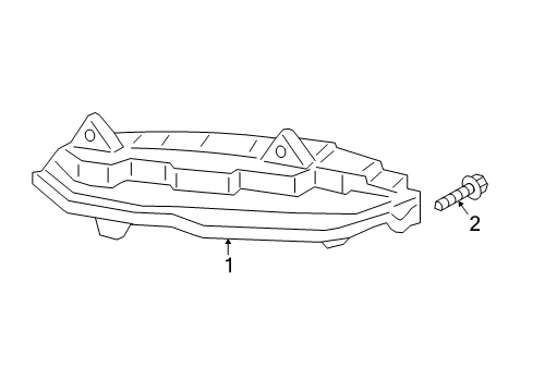 2018 Hyundai Elantra Daytime Running Lamps Lamp Assembly-Day Running Light, LH Diagram for 92207-F2400