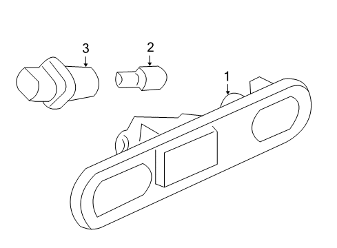 2002 Honda Civic Bulbs Lamp Unit Diagram for 33601-S5T-A01