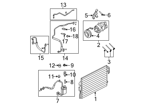 2011 Ford Escape Switches & Sensors Pressure Cycling Switch Diagram for AM6Z-19E561-A