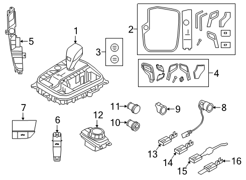 2020 BMW Z4 Convertible Top Repair Kit, Trim For Start-S Diagram for 61319475062