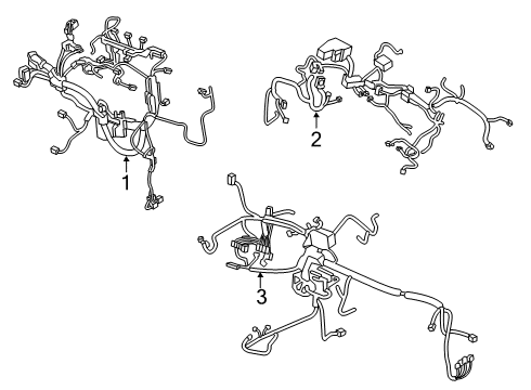 2022 Honda Insight Wiring Harness HARN, ENGINE ROOM Diagram for 32200-TXM-A31