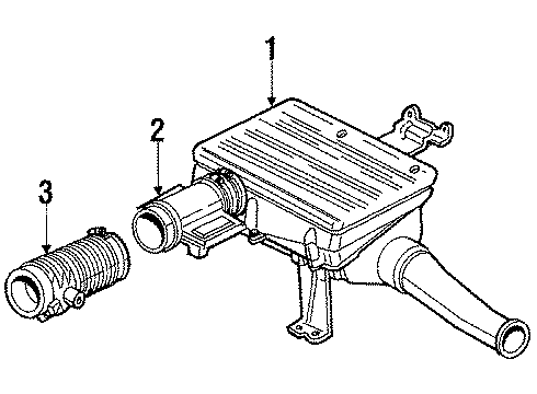 1987 Oldsmobile 98 Powertrain Control Engine Control Module Assembly(Remanufacture) Diagram for 88999145