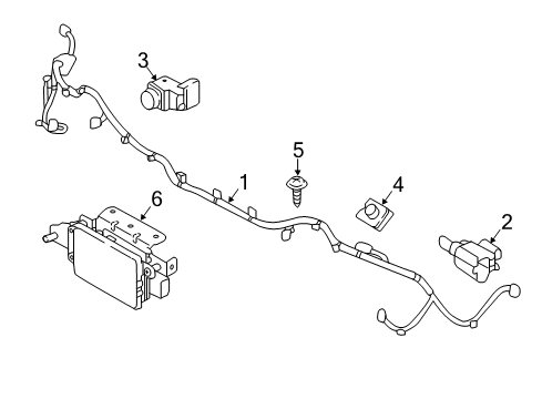 2017 Kia Sportage Instruments & Gauges Wiring Assembly-FWS Diagram for 91870D9010