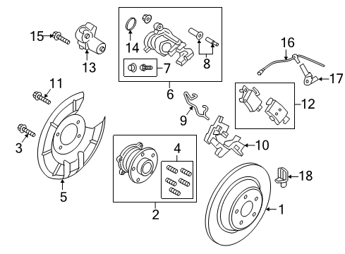 2019 Ford Escape Anti-Lock Brakes Control Module Diagram for GV6Z-2C219-J