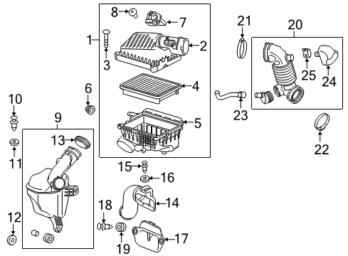 2018 Chevrolet Spark Powertrain Control ECM Diagram for 12686280