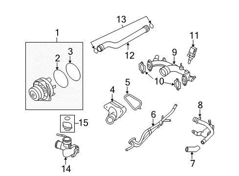 2013 Infiniti EX37 Powertrain Control Engine Control Module Diagram for 23710-1BN4A